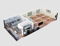 餐饮厨具公司告诉你快餐店大香蕉啪啪功能区如何设计